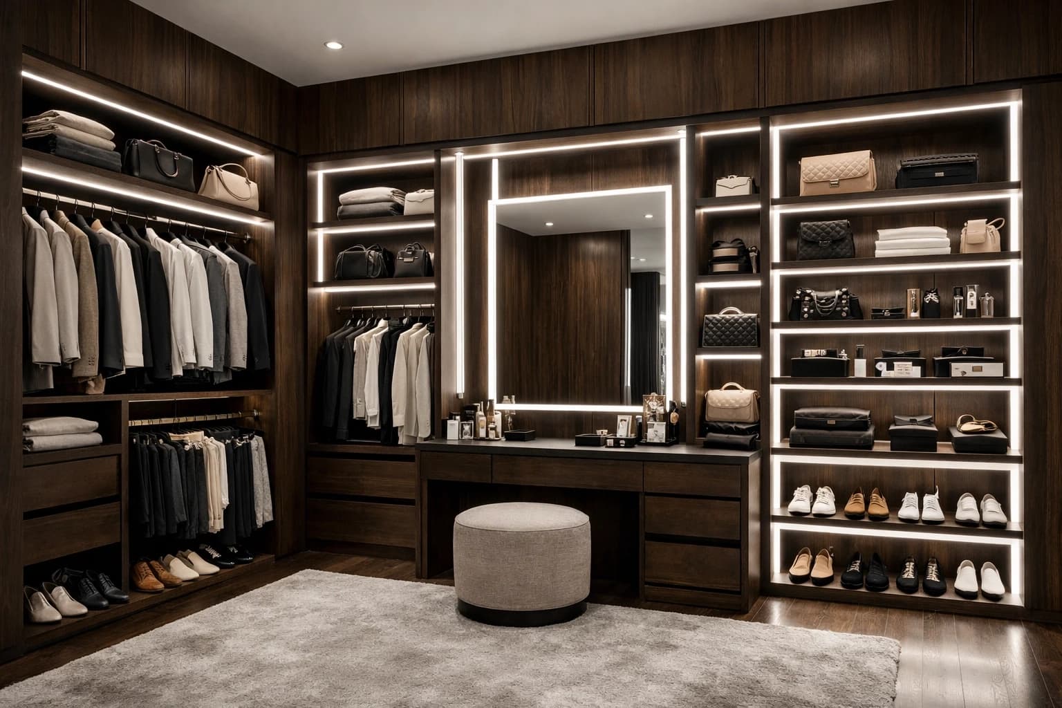 Luxury wardrobe design — تصميم خزائن فاخرة